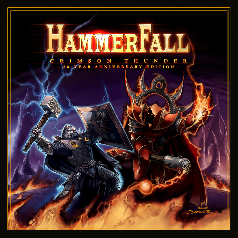 Hammerfall tem edição especial de Crimson Thunder lançado no Brasil