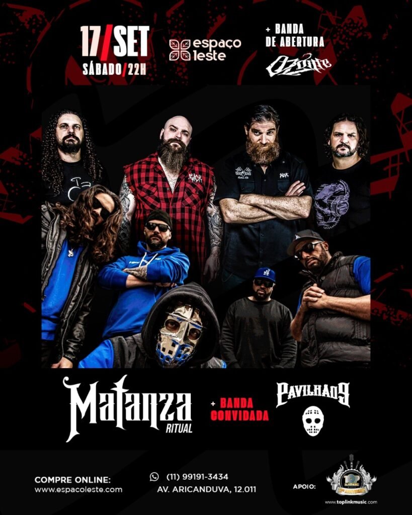 Matanza Ritual: banda se apresenta m São Paulo no Espaço Leste no ...