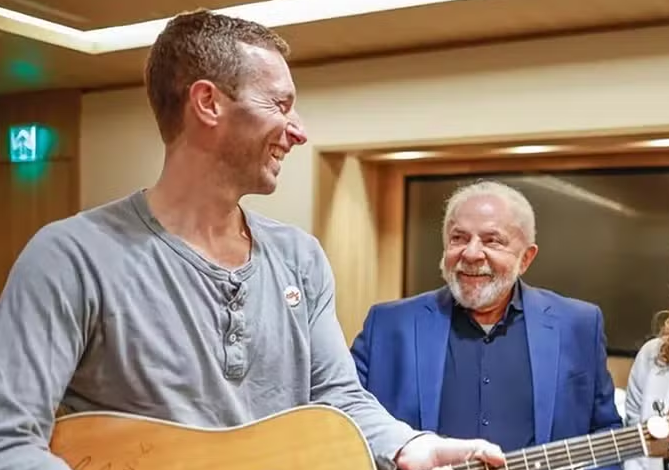 A pedido de Lula, Coldplay retorna ao Brasil para evento