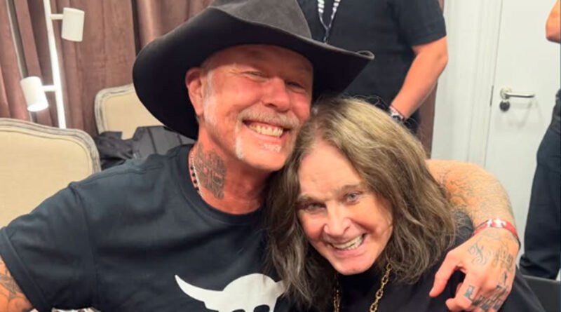 James Hetfield relembra Ozzy Osbourne em um ano de sua morte