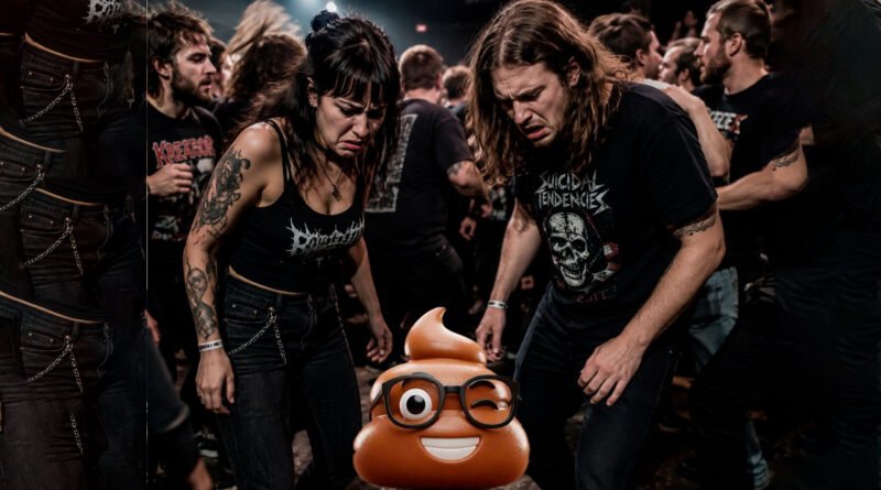 Show do Devilskin é interrompido após homem defecar no meio da roda punk na Nova Zelândia